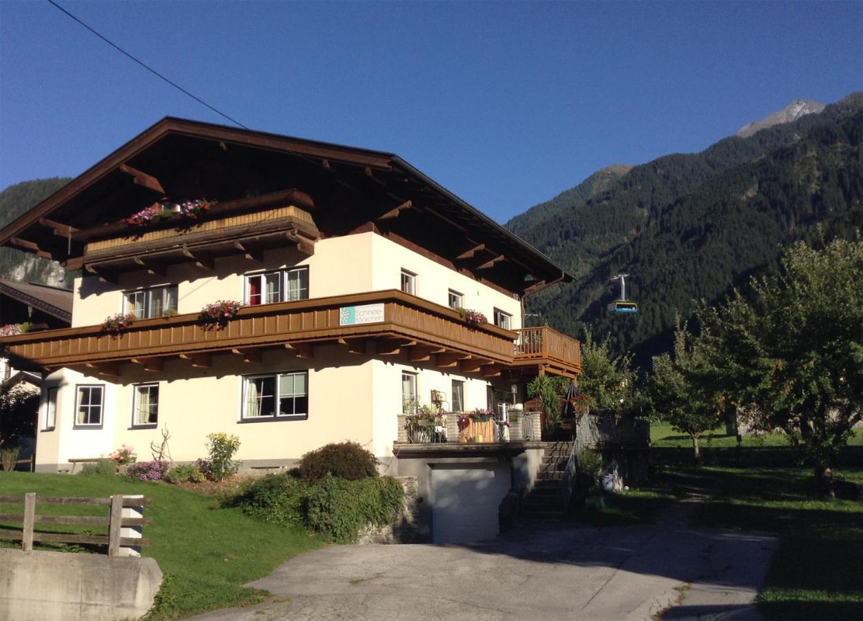 Appartement Schneeflockchen Mayrhofen Eksteriør billede